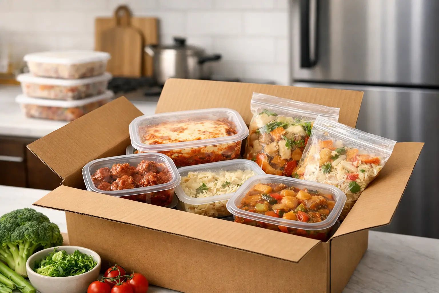 A Family Freezer Meal Box Example That Works - Chef Akila