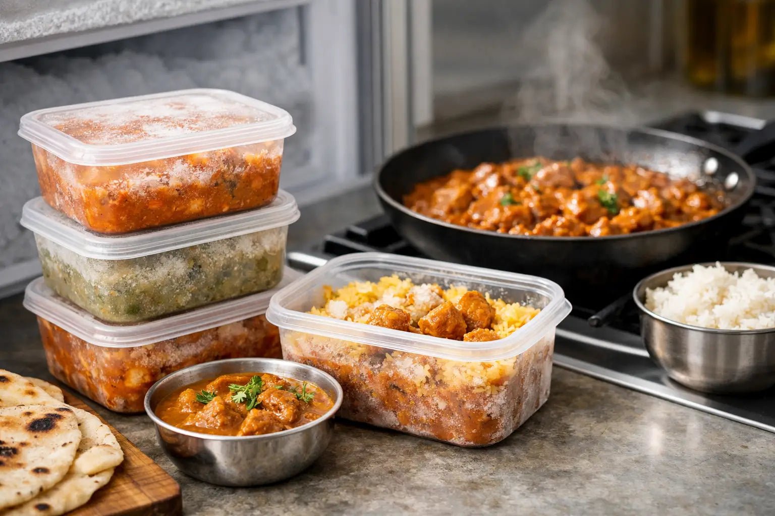 Can Curries and Indian Meals Be Frozen? Reheat Tips - Chef Akila