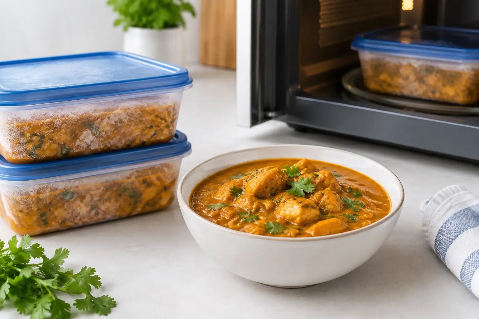Frozen Curry Safety: Store, Heat and Enjoy - Chef Akila