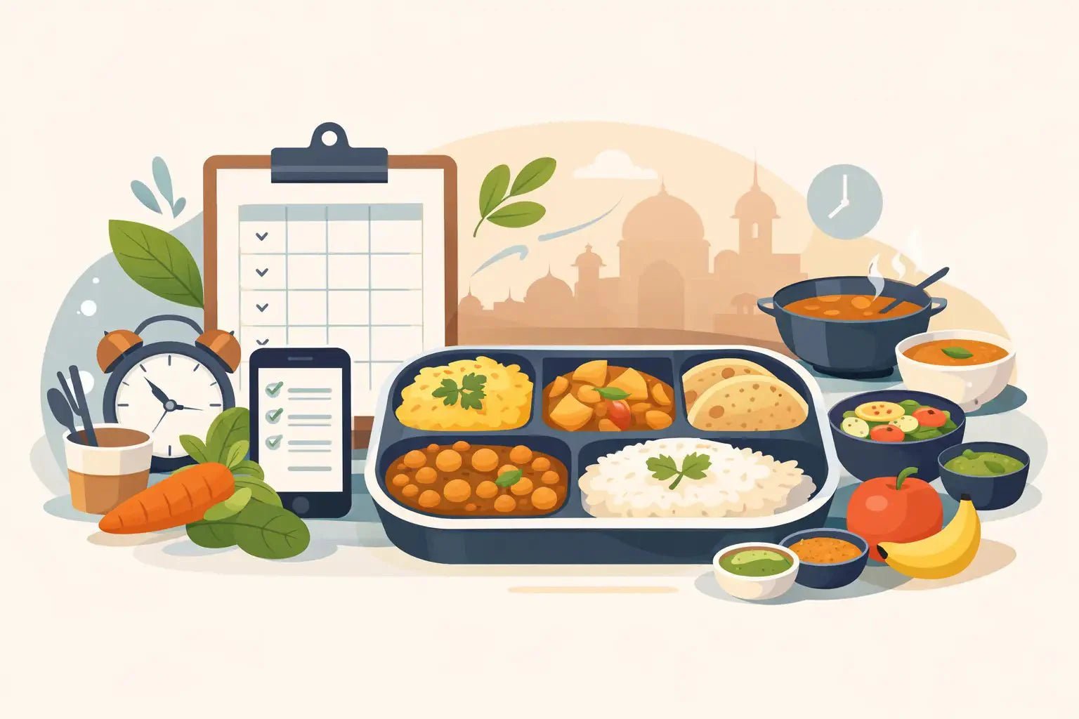 Healthy Indian Meal Plan for Busy Weeks - Chef Akila