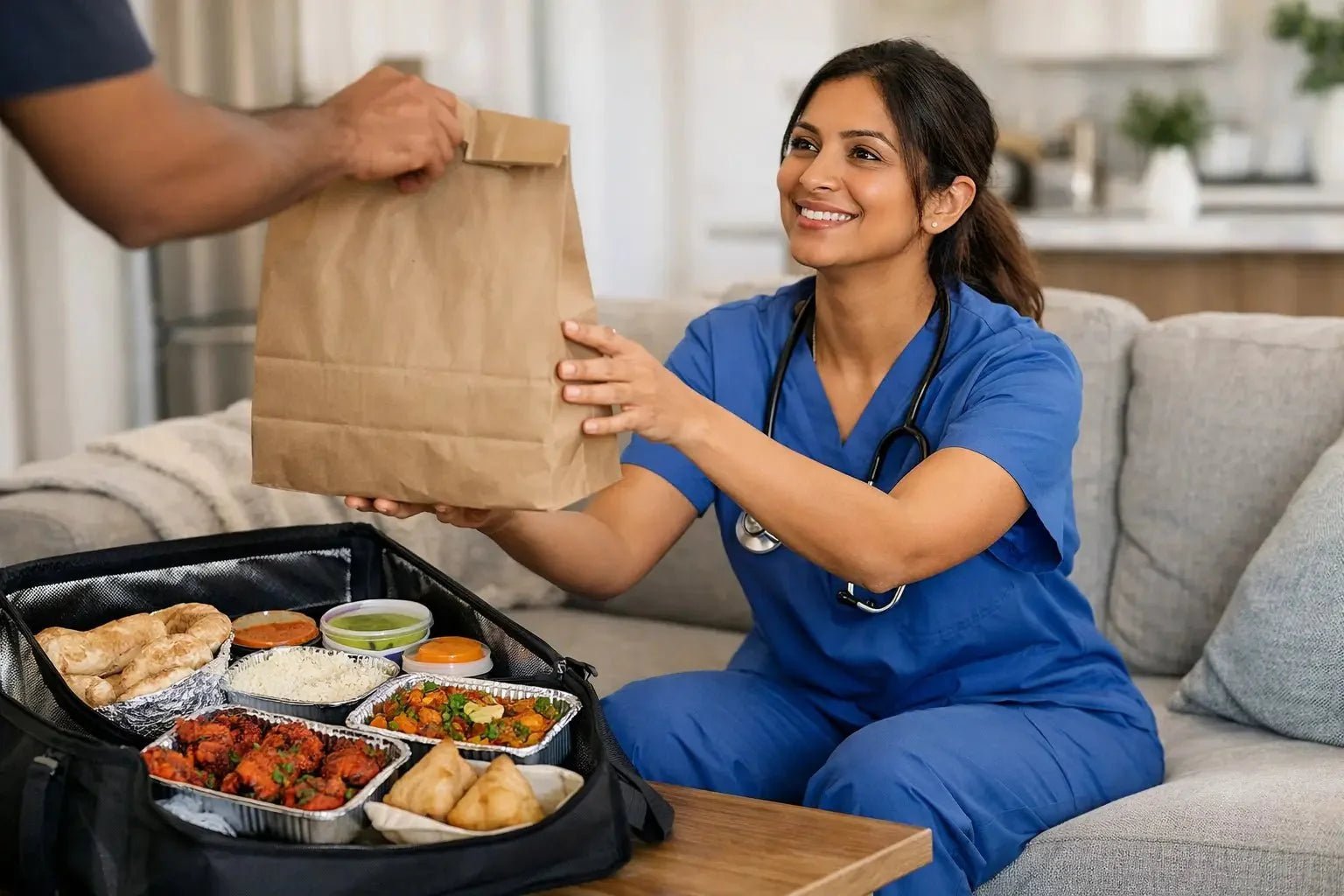 Indian Food Delivery for NHS Workers at Home - Chef Akila