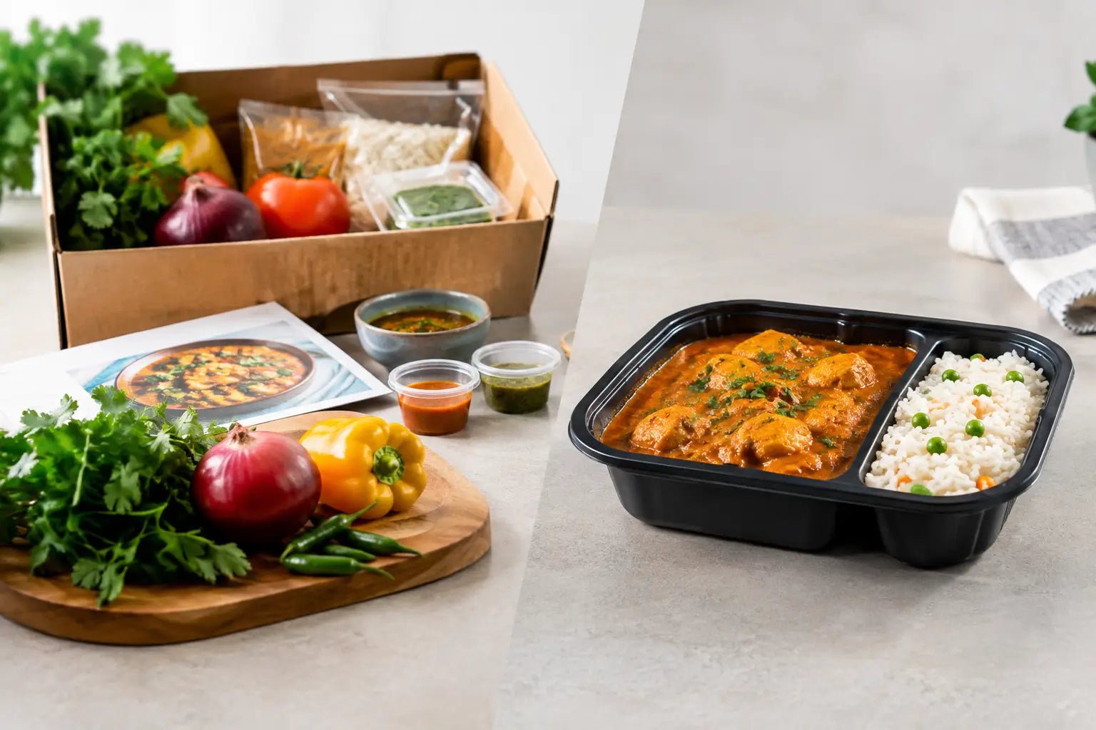 Indian Meal Kits Versus Ready Meals Compared - Chef Akila