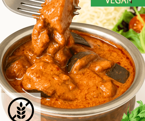 Fried Aubergine Curry (Hot)