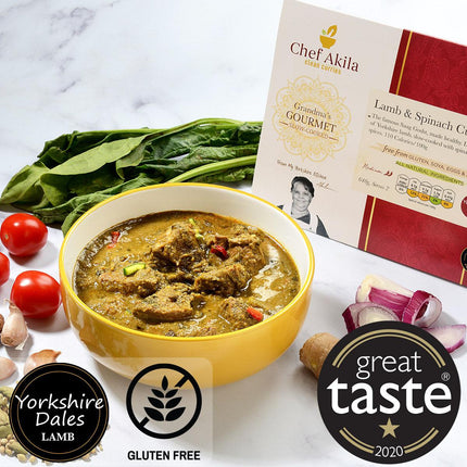 Lamb & Spinach Curry - Chef Akila