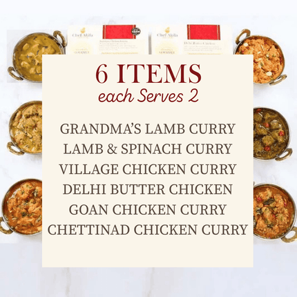 LOW CARB CURRIES BOX - Chef Akila