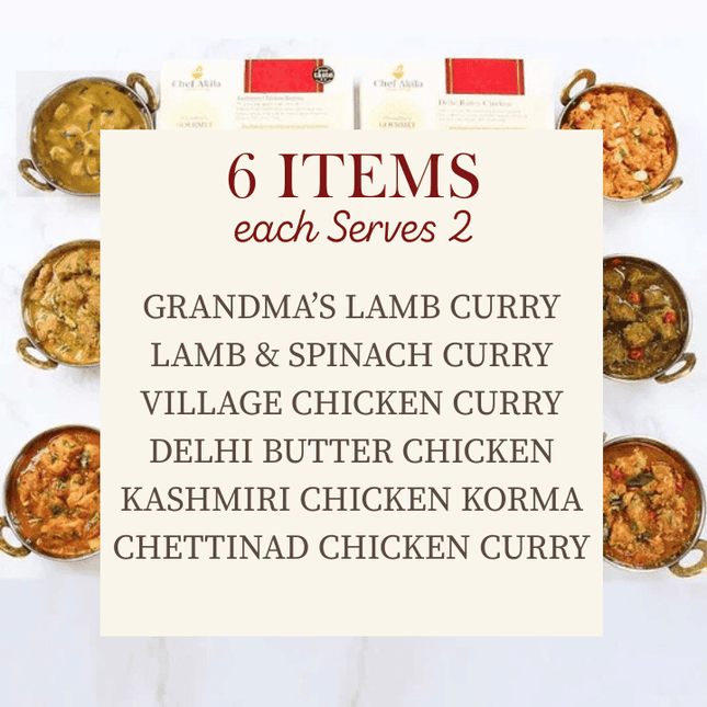 LOW CARB CURRIES BOX - Chef Akila