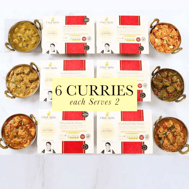 LOW CARB CURRIES BOX - Chef Akila