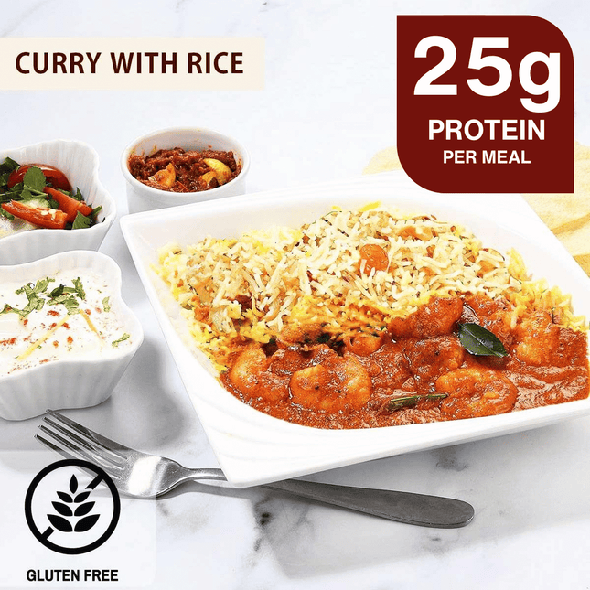 Prawn Curry Combo Meal - Chef Akila