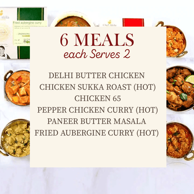 SPICY DESI FAMILY BOX - Chef Akila